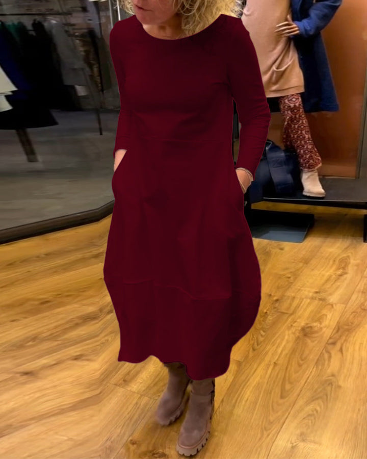 Eva | Classic Midi Dress
